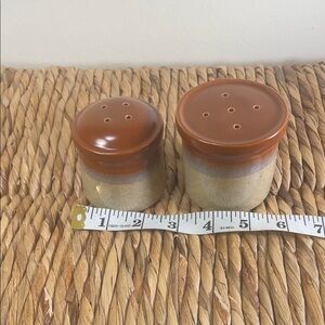 Mikasa Potters Art Country Cabin Salt & Pepper Shakers – Ben Seibel Design